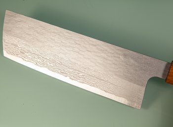 Nigara VG-XEOS Tsuchime Damascus Wa-Nakiri 170mm