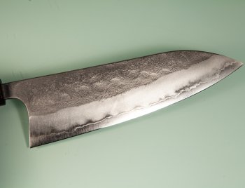 Shu Matsubara AO2 Nashiji Wa-Gyuto 215mm Walnuss