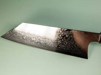 Shu Matsubara ZDP-189 polished Damascus Wa-Bunka 188mm