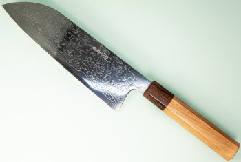 Shu Matsubara ZDP-189 polished Damascus Wa-Santoku 185mm
