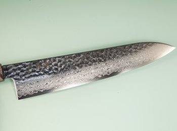 Hatsukokoro VG10 Damascus Tsuchime Wa-Gyuto 245mm
