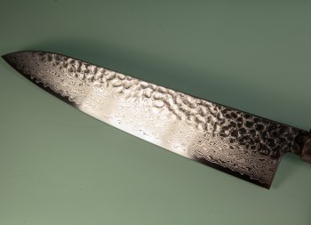 Hatsukokoro VG10 Damascus Tsuchime Wa-Gyuto 245mm