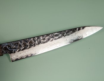 Hatsukokoro VG10 Damascus Tsuchime Wa-Petty 150mm