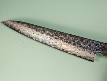 Hatsukokoro VG10 Damascus Tsuchime Wa-Petty 150mm
