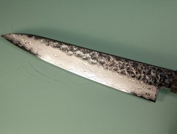 Hatsukokoro VG10 Damascus Tsuchime Wa-Petty 150mm