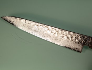 Hatsukokoro VG10 Damascus Tsuchime Wa-Petty 150mm