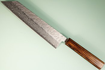 Tsunehisa 440C Dama Washiji Wa-Kiritsuke 215mm Oak