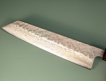 Tsunehisa 440C Dama Washiji Wa-Kiritsuke 215mm Oak