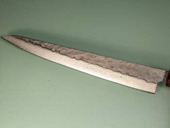 Tsunehisa 440C Dama Washiji Wa-Sujihiki 245mm Oak