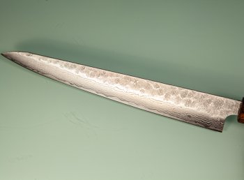 Tsunehisa 440C Dama Washiji Wa-Sujihiki 245mm Oak