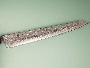 Tsunehisa 440C Dama Washiji Wa-Sujihiki 245mm Oak