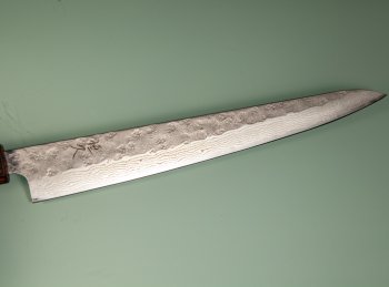 Tsunehisa 440C Dama Washiji Wa-Sujihiki 245mm Oak