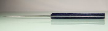 Tsunehisa AUS10 Damascus Steak Knife 110mm blue