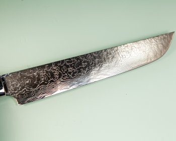 Takeshi Saji R2 Diamond Damascus Sakimaru 250mm Ironwood