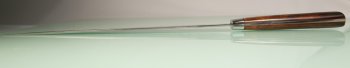 Takeshi Saji R2 Diamond Damascus Sakimaru 250mm Horn