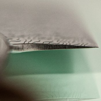 Takeshi Saji R2 Diamond Damascus Sakimaru 250mm Horn