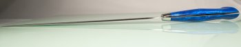Takeshi Saji R2 Diamond Damascus Sakimaru 250mm Blue Acryl