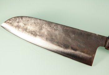 Dao Vua Leaf Spring Kurouchi Tall Santoku 210mm