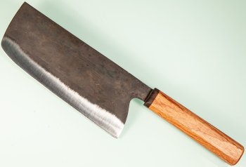 Dao Vua Leaf Spring Kurouchi Tall Nakiri 175mm