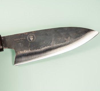 Dao Vua Leaf Spring Kurouchi Santoku 130mm