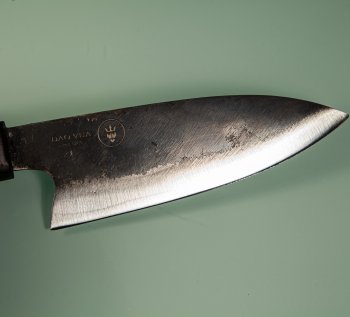 Dao Vua Leaf Spring Kurouchi Santoku 130mm