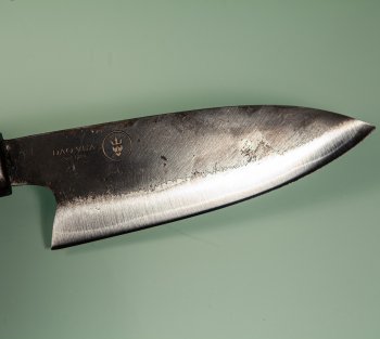 Dao Vua Leaf Spring Kurouchi Santoku 130mm