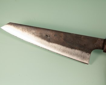 Dao Vua Leaf Spring Kurouchi Honesuki 150mm