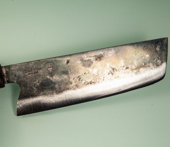 Dao Vua Leaf Spring Kurouchi Nakiri 160mm