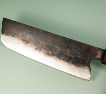 Dao Vua Leaf Spring Kurouchi Nakiri 160mm
