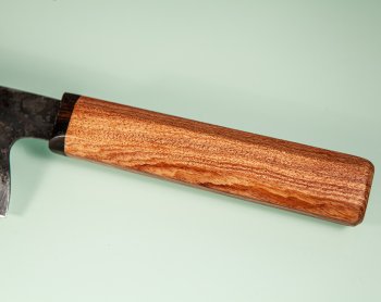 Dao Vua Leaf Spring Kurouchi Santoku 175mm