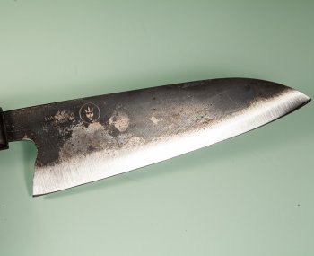 Dao Vua Leaf Spring Kurouchi Santoku 175mm