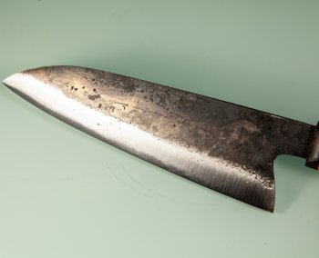 Dao Vua Leaf Spring Kurouchi Santoku 175mm
