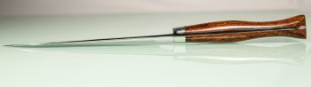 Nigara R2 Damascus black Petty 140mm Ironwood