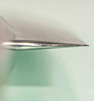 Hatsukokoro VG10 Damascus Tsuchime Wa-Petty 150mm Teak