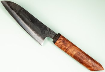 Dao Vua Western Kurouchi Santoku 130mm