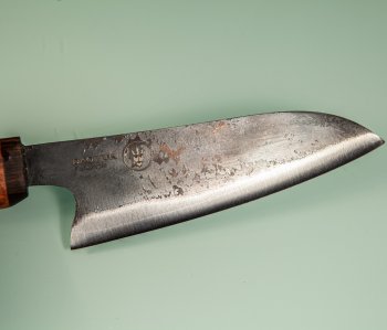 Dao Vua Western Kurouchi Santoku 130mm