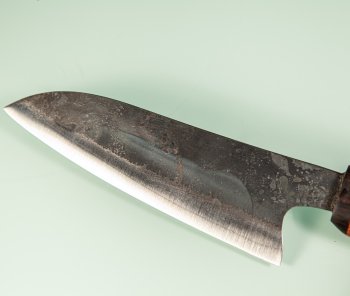 Dao Vua Western Kurouchi Santoku 130mm