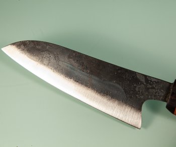 Dao Vua Western Kurouchi Santoku 130mm