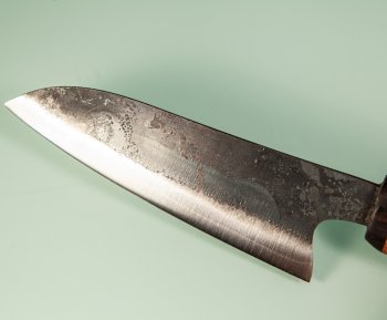 Dao Vua Western Kurouchi Santoku 130mm