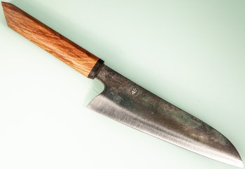 Dao Vua Western Kurouchi Santoku 190mm