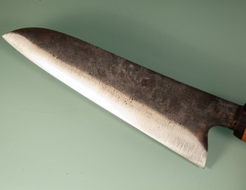 Dao Vua Western Kurouchi Santoku 190mm