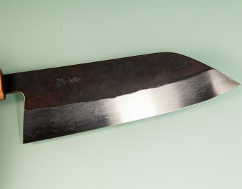 Isamitsu Shirogami 1 Kurouchi Wa-Santoku 170mm