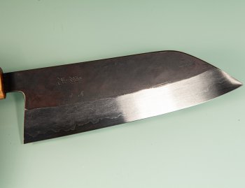 Isamitsu Shirogami 1 Kurouchi Wa-Santoku 170mm