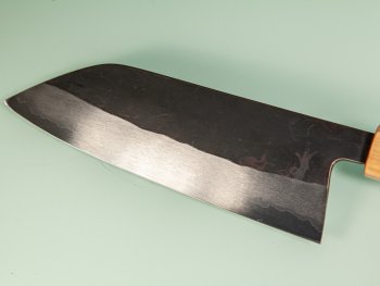 Isamitsu Shirogami 1 Kurouchi Wa-Santoku 170mm