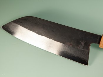 Isamitsu Shirogami 1 Kurouchi Wa-Santoku 170mm