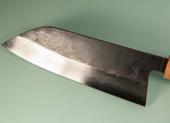 Isamitsu Shirogami 1 Kurouchi Wa-Santoku 170mm