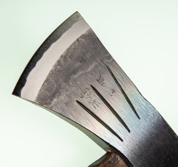 Mizuno Seisakujo Warikomi Small Masakari 600g flamed handle, 010-134