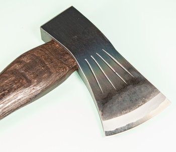 Mizuno Seisakujo Warikomi Small Masakari 600g flamed handle, 010-134