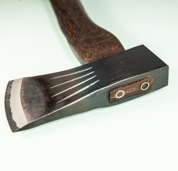 Mizuno Seisakujo Warikomi Small Masakari 600g flamed handle, 010-134