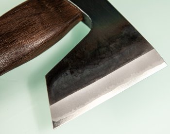 Mizuno Seisakujo Warikomi Jigata Masakari 570g flamed curved handle, 010-141